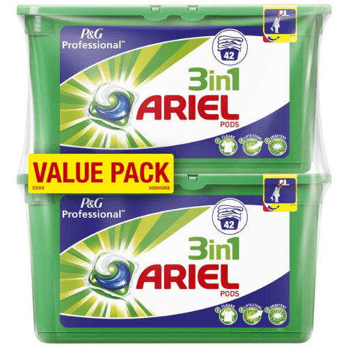 Boîte de 27 capsules de lessive Ariel Pods - Différents parfums